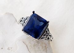 Blue Serengeti srebro 925 z naturalnym tanzanitem