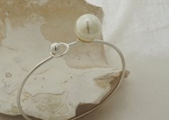 COSIBELLA - srebrna bransoletka z perłą